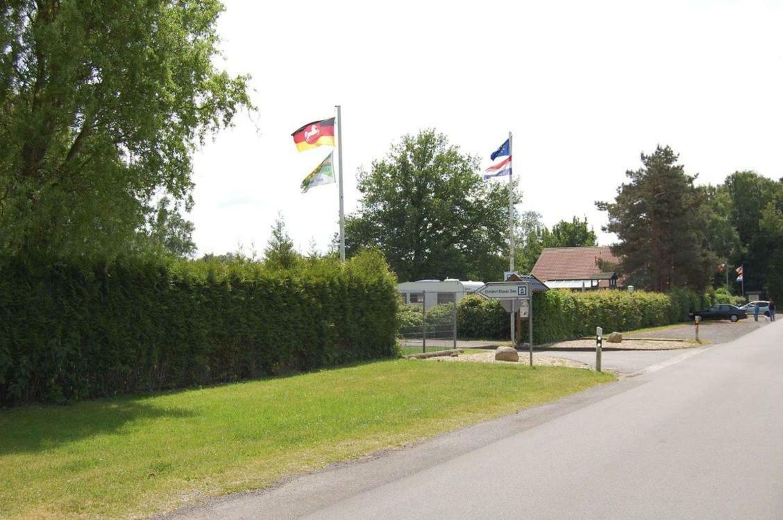 Blauer Camping *